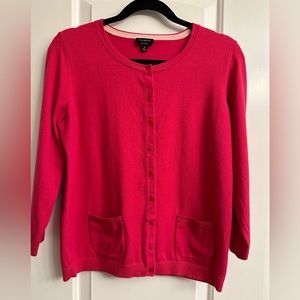 Talbots Women’s Size Medium Pink Cardigan